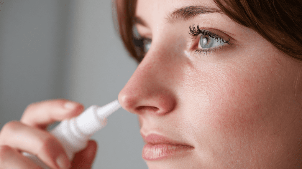 nadużywanie kropli do nosa